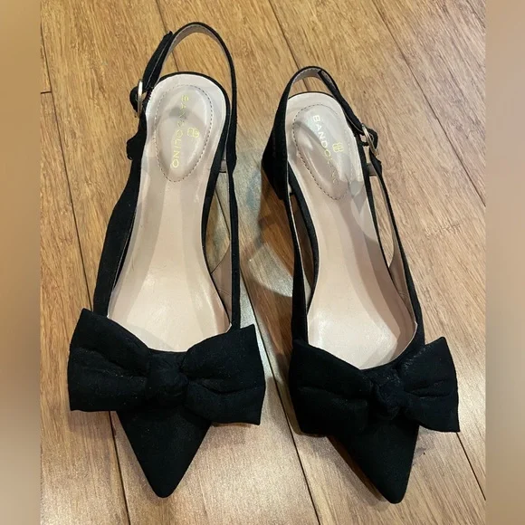 Bandolino Black Stiletto Heels Classic Pointed Toe